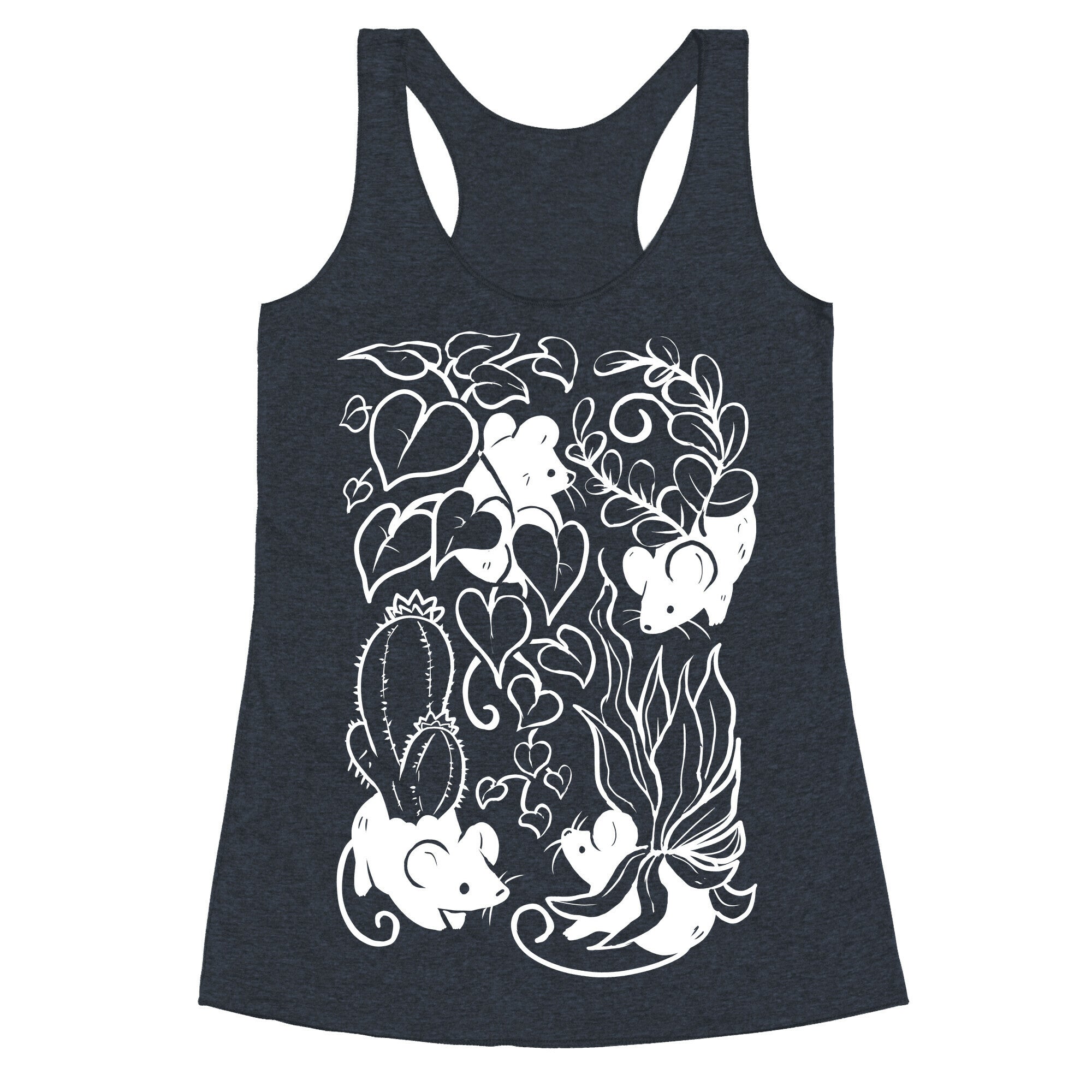 Mouse Plants Racerback Tank