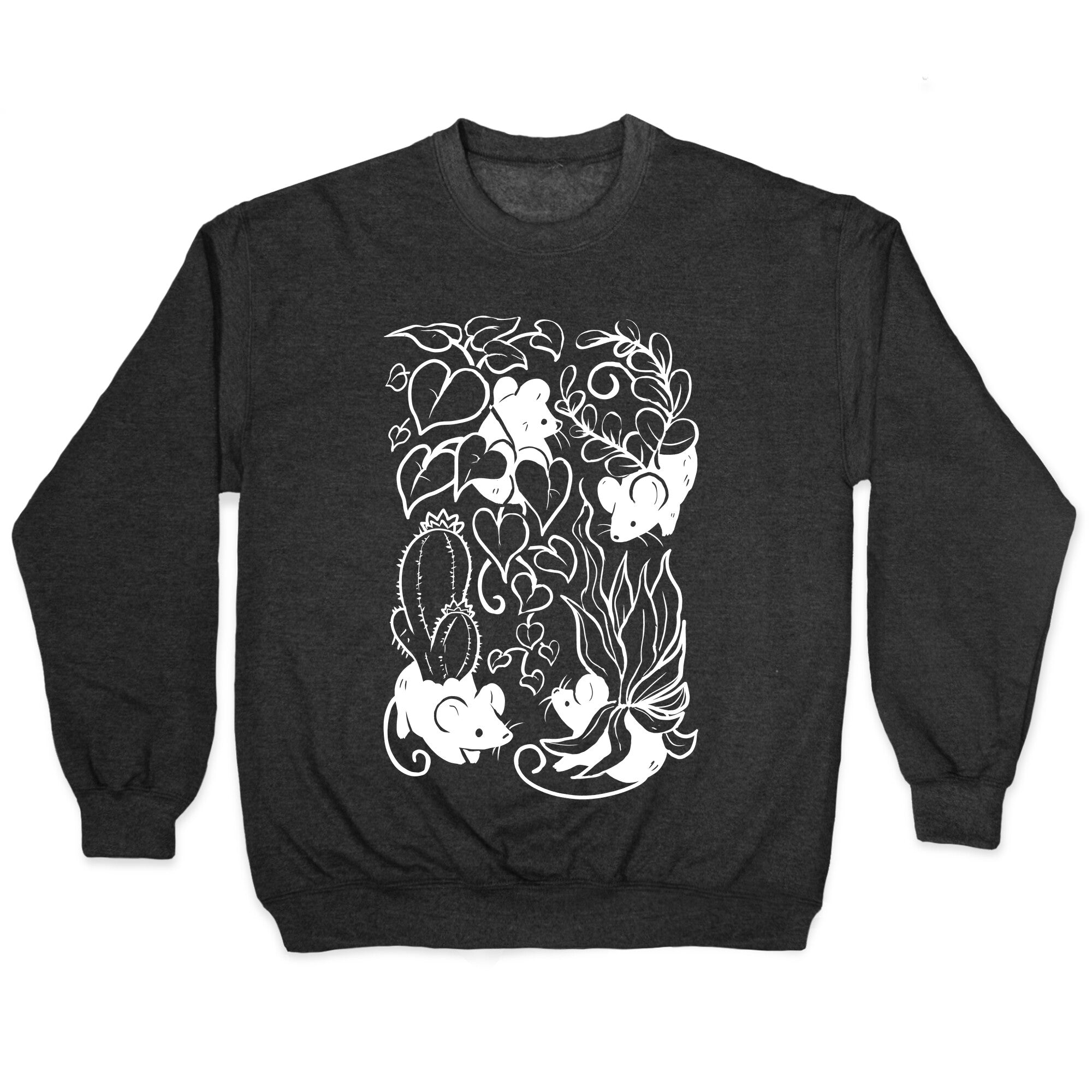 Mouse Plants Crewneck Sweatshirt