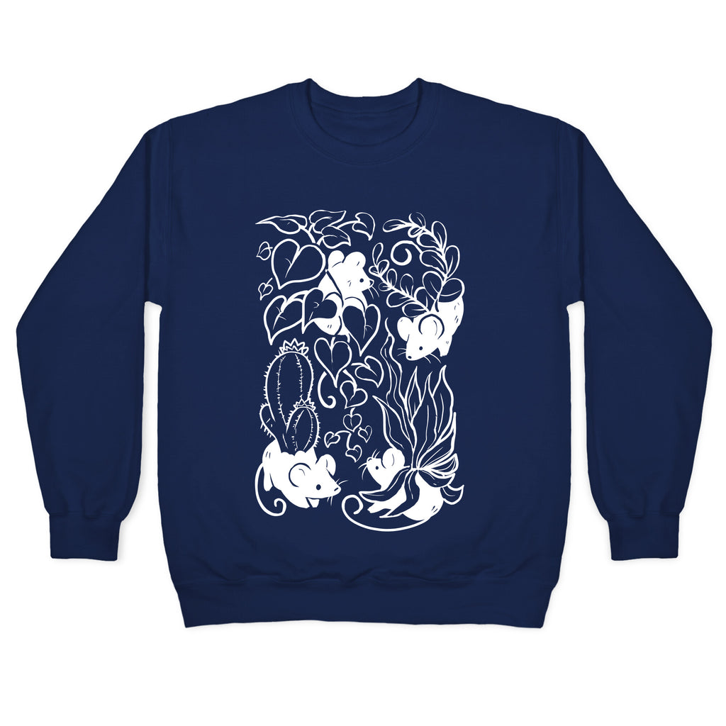 Mouse Plants Crewneck Sweatshirt
