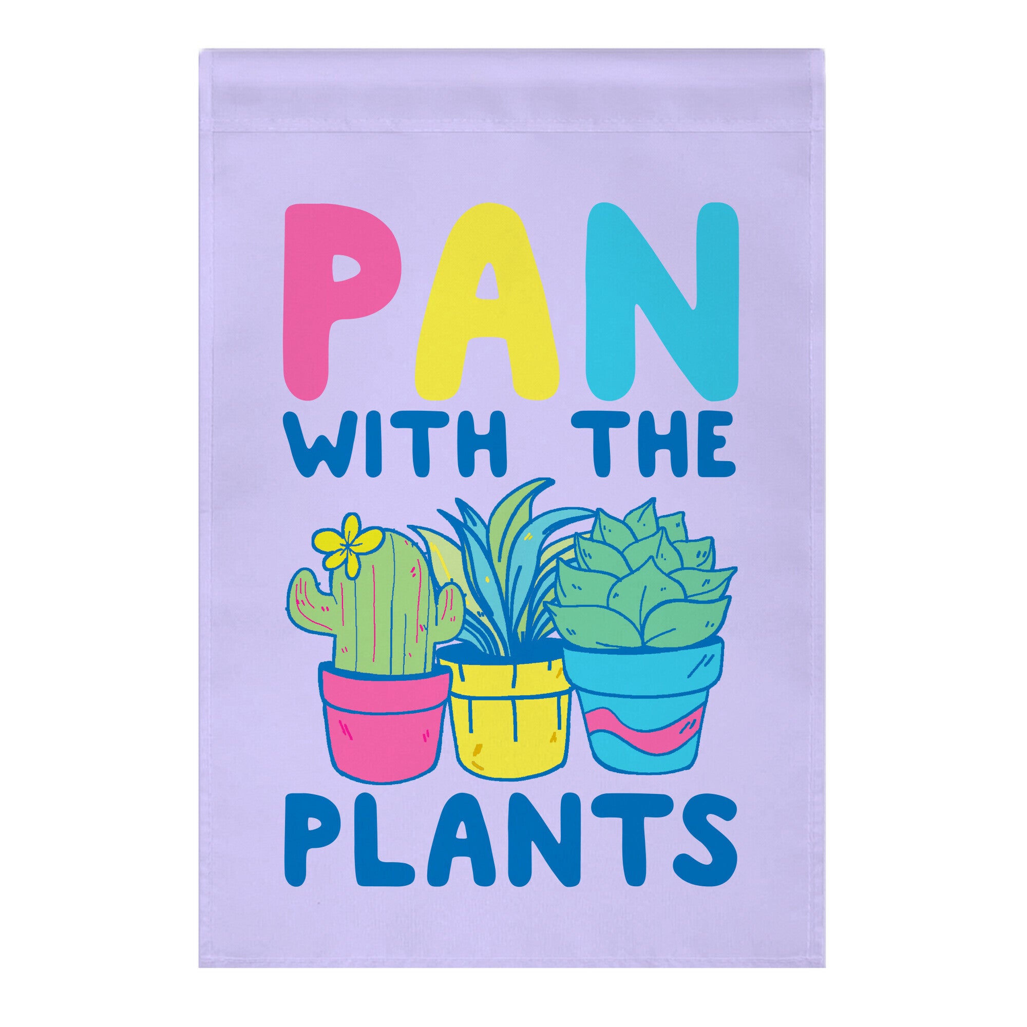 Pan with the Plants Garden Flag