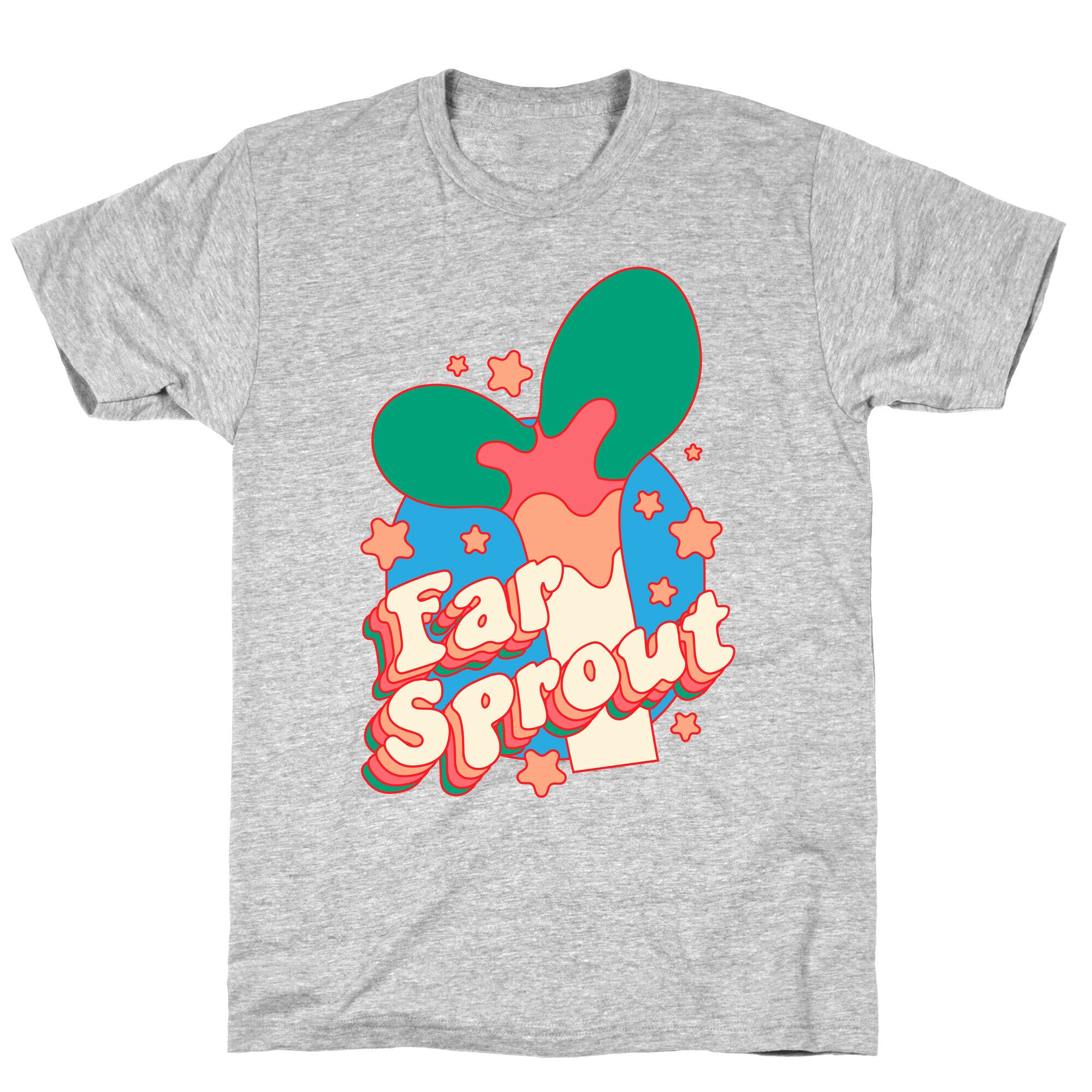 Far Sprout Groovy Plant Sprout T-Shirt