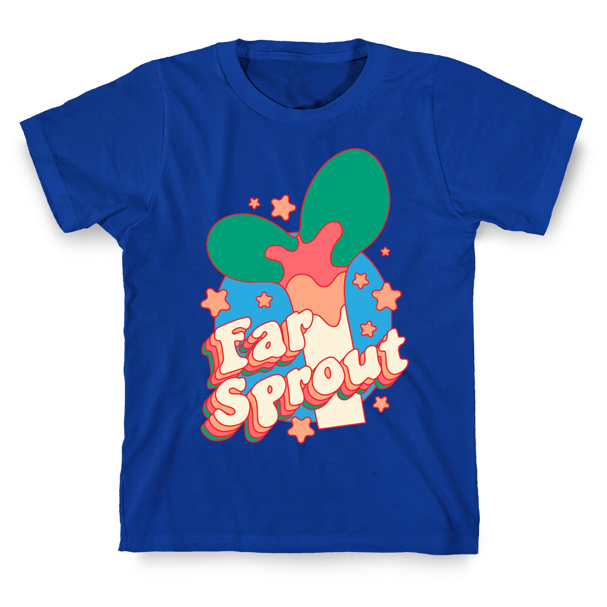 Far Sprout Groovy Plant Sprout T-Shirt