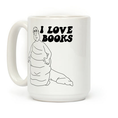 I Love Books Coffee Mug