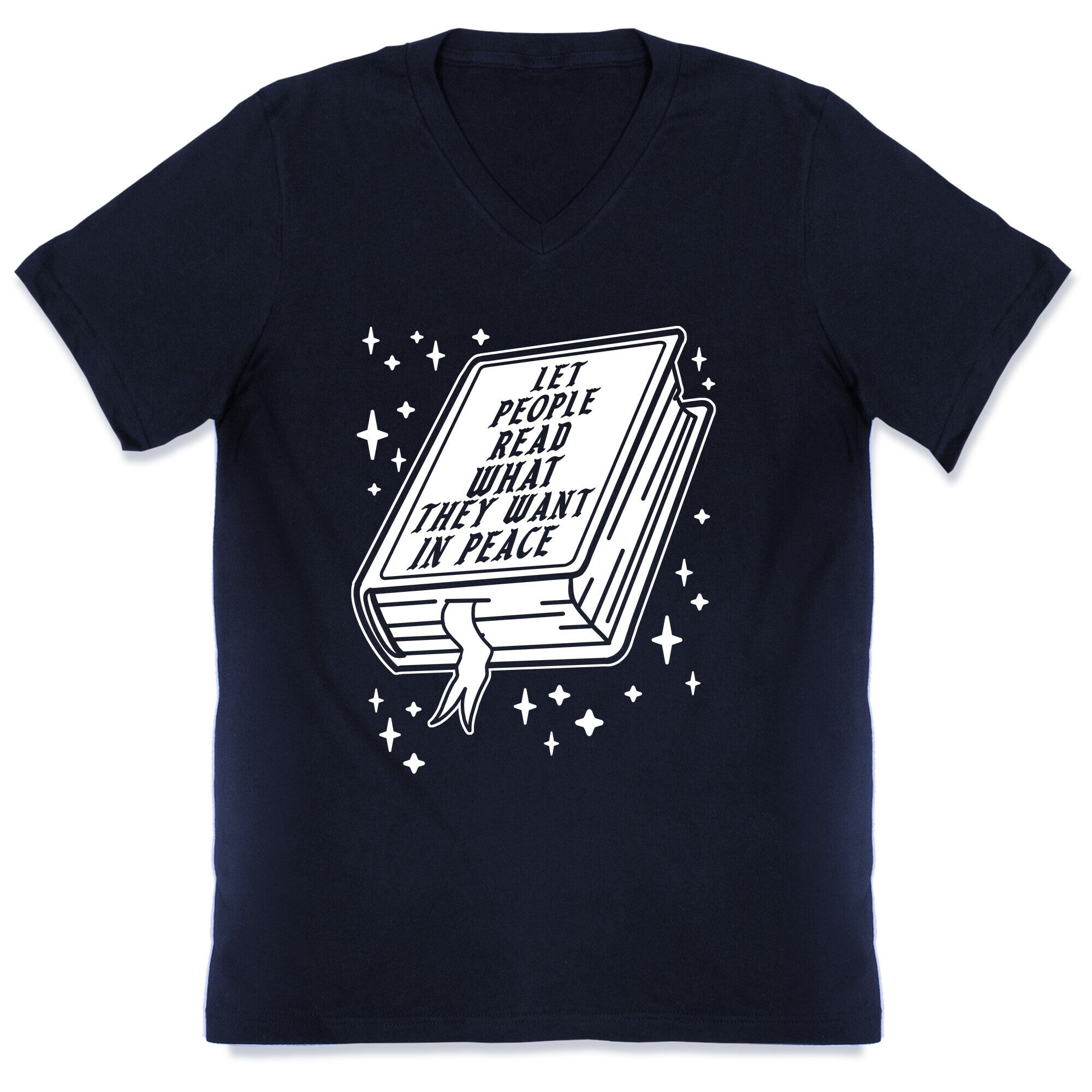 Let People Read What they Want in Peace V-Neck