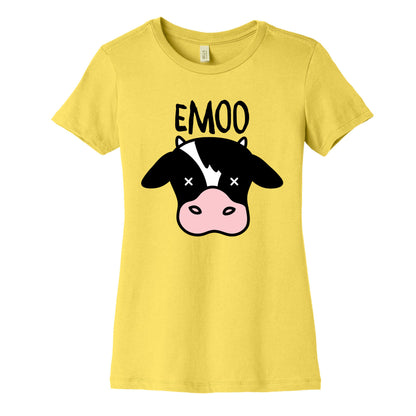 Emoo Emo Cow Women's Cotton Tee