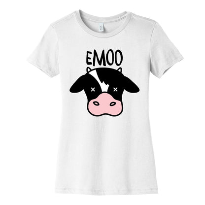 Emoo Emo Cow Women's Cotton Tee