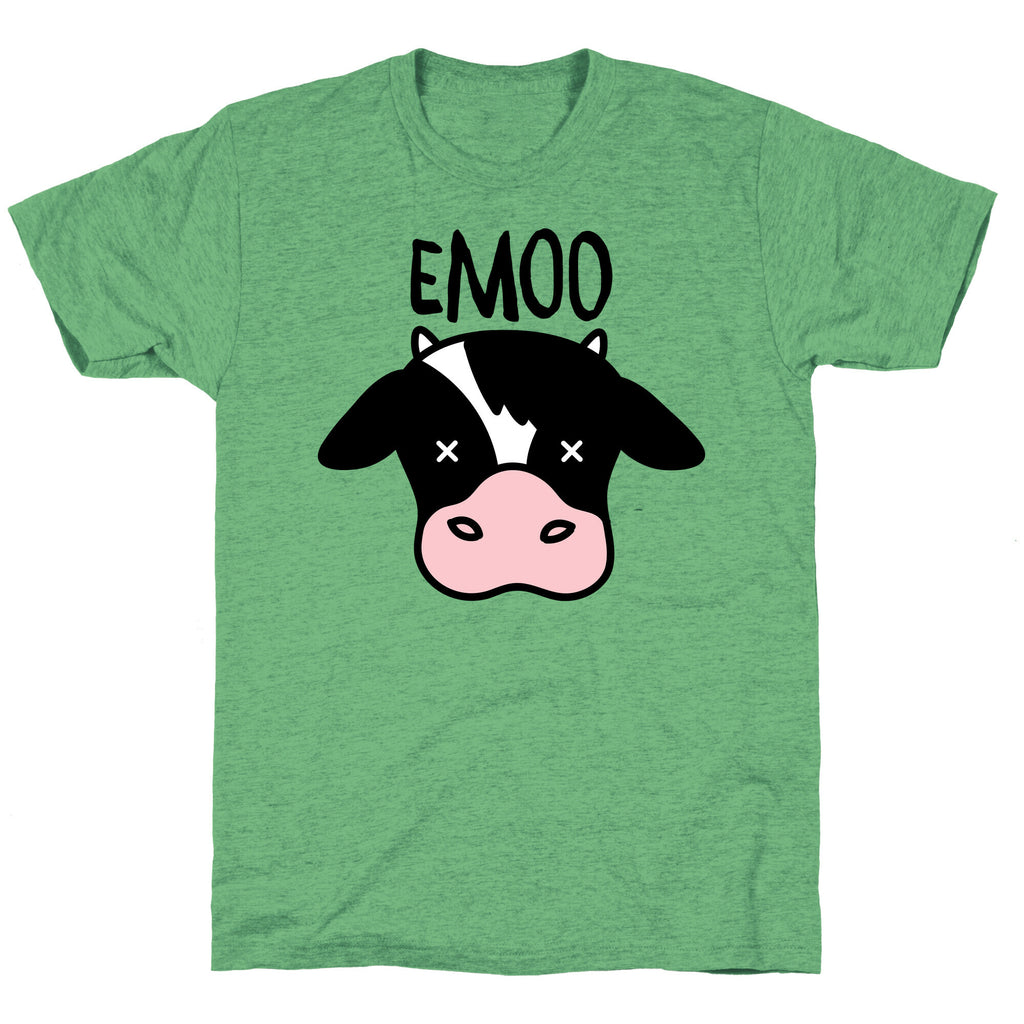 Emoo Emo Cow Unisex Triblend Tee