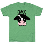 Emoo Emo Cow Unisex Triblend Tee