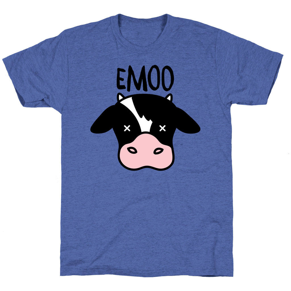 Emoo Emo Cow Unisex Triblend Tee