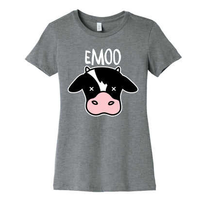 Emoo Emo Cow Women's Cotton Tee