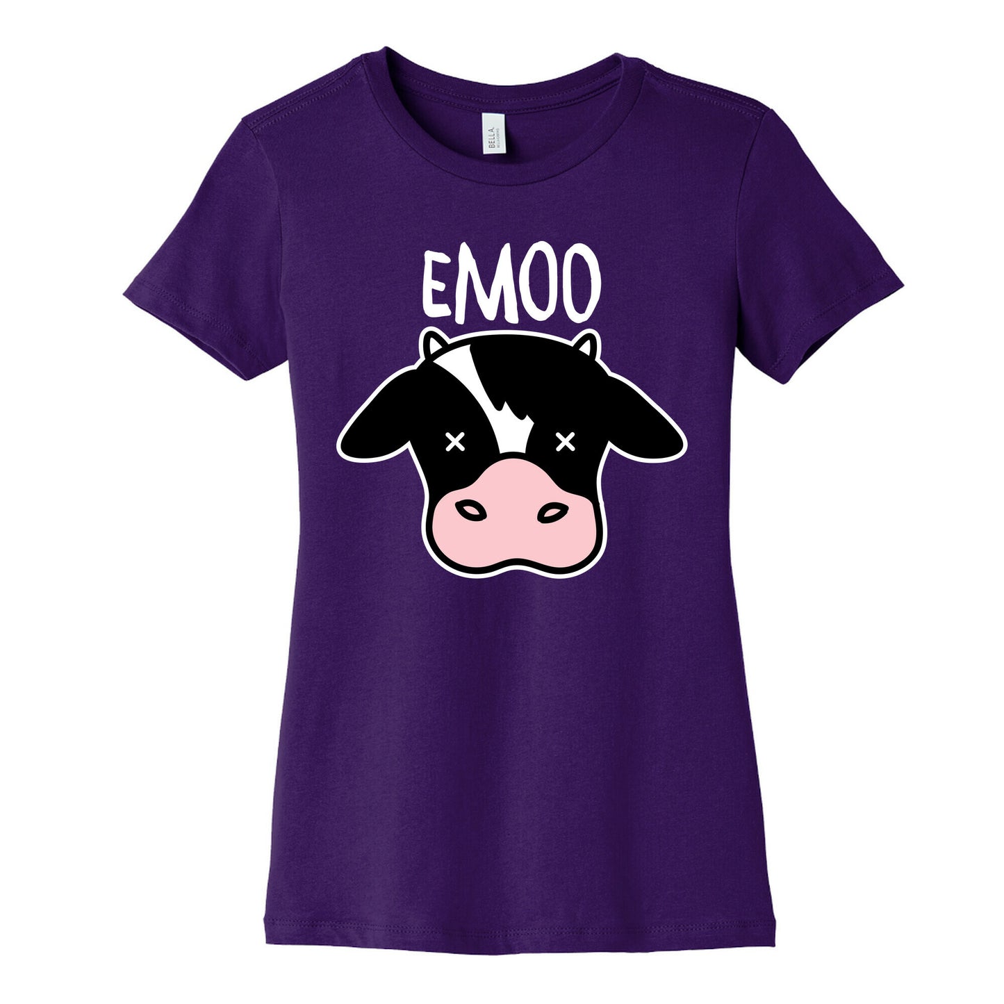 Emoo Emo Cow Women's Cotton Tee