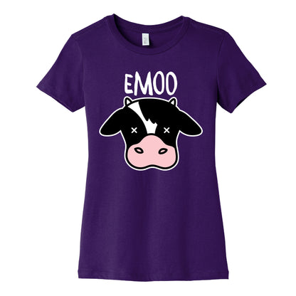Emoo Emo Cow Women's Cotton Tee