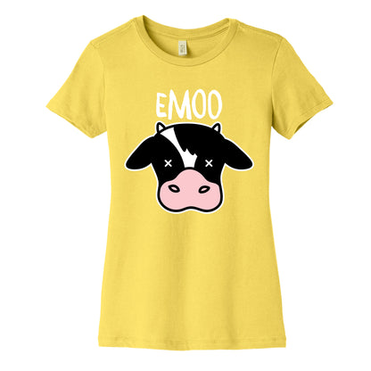 Emoo Emo Cow Women's Cotton Tee