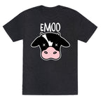 Emoo Emo Cow Unisex Triblend Tee
