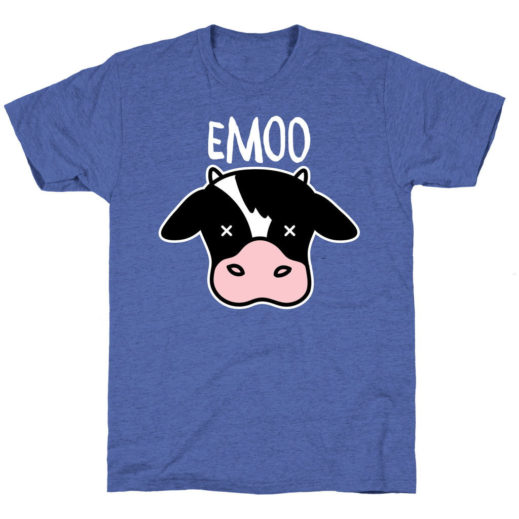 Emoo Emo Cow Unisex Triblend Tee