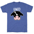 Emoo Emo Cow Unisex Triblend Tee