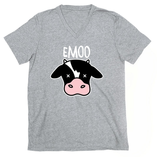 Emoo Emo Cow V-Neck