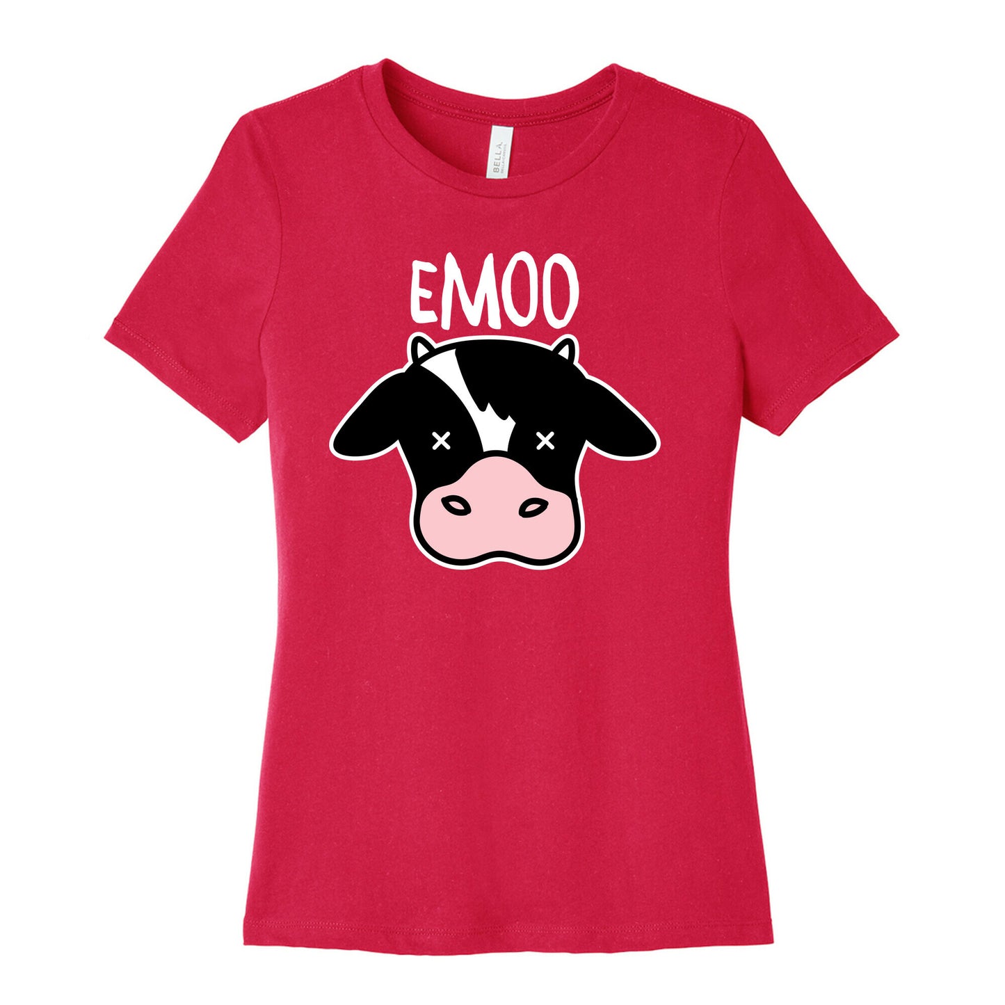 Emoo Emo Cow Women's Cotton Tee