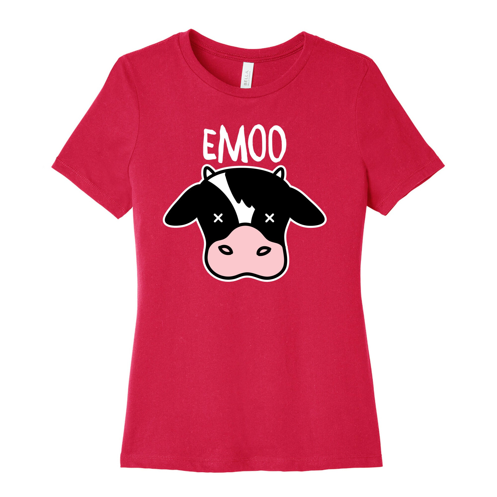 Emoo Emo Cow Women's Cotton Tee
