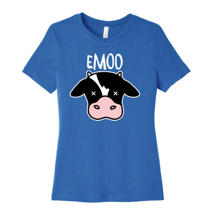 Emoo Emo Cow Women's Cotton Tee