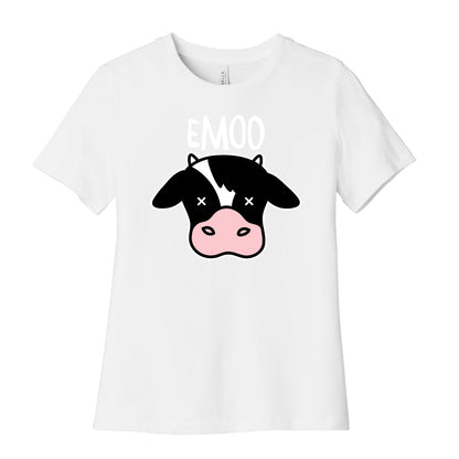 Emoo Emo Cow Women's Cotton Tee