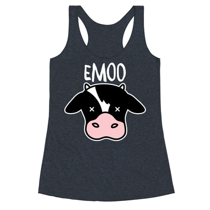 Emoo Emo Cow Racerback Tank