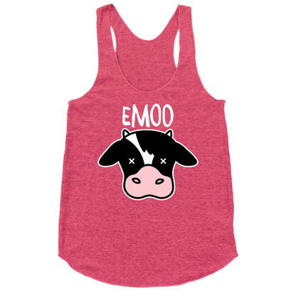 Emoo Emo Cow Racerback Tank