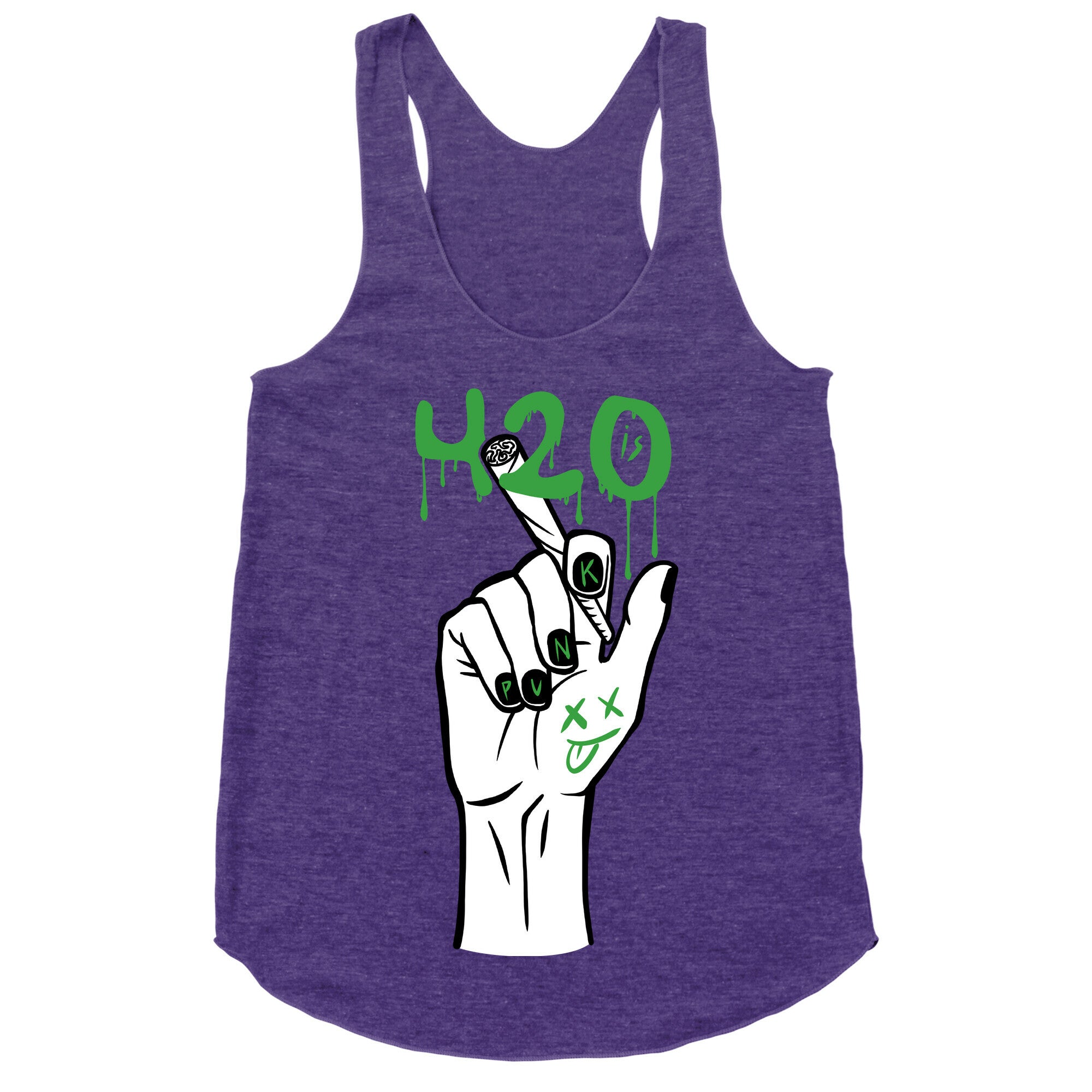 420 Is Punk Racerback Tank