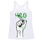420 Is Punk Racerback Tank