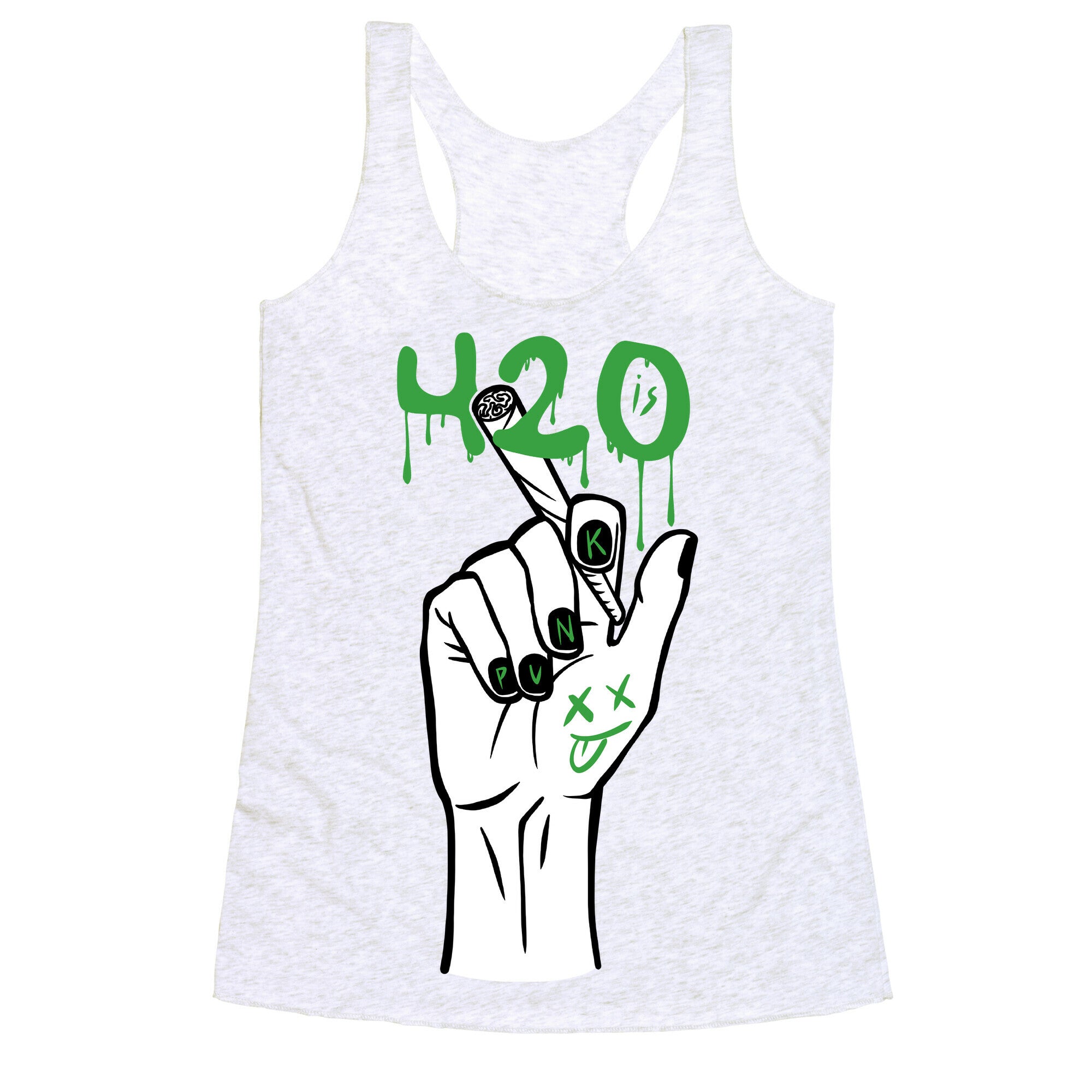 420 Is Punk Racerback Tank