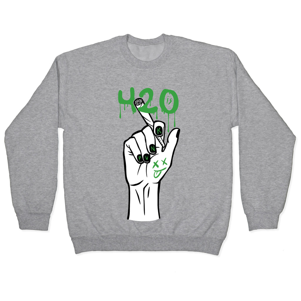 420 Is Punk Crewneck Sweatshirt