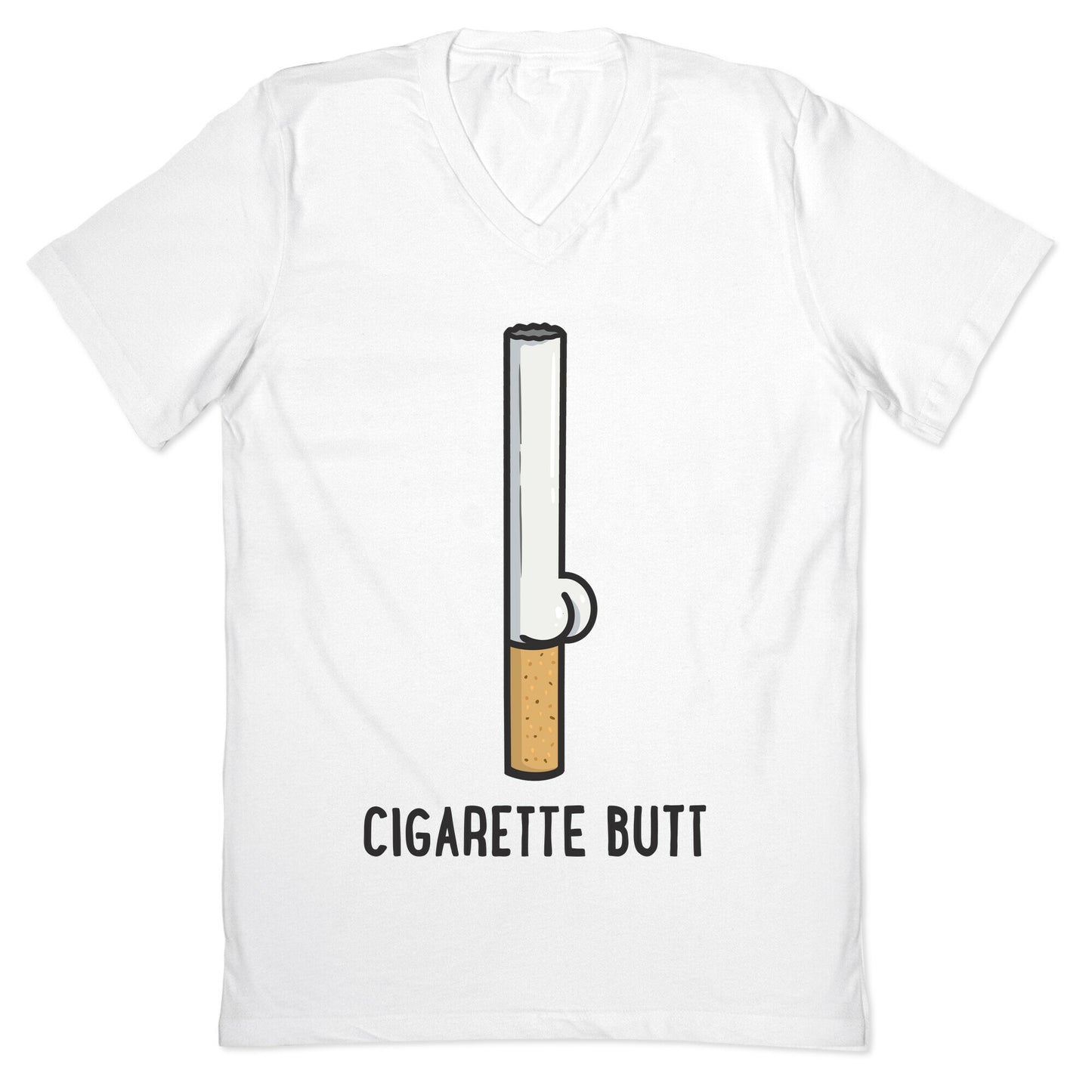 Cigarette Butt V-Neck