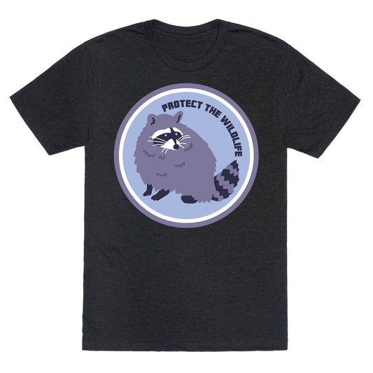 Protect the Wildlife (Raccoon) Unisex Triblend Tee