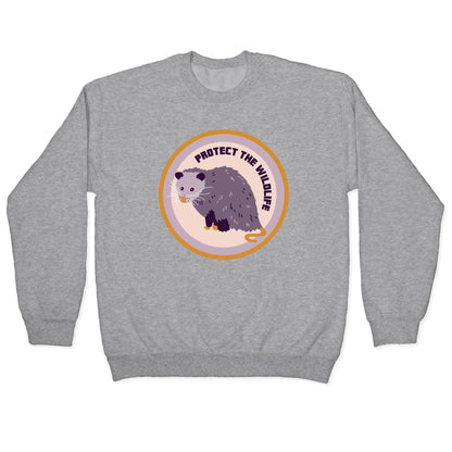 Protect the Wildlife (Opossum) Crewneck Sweatshirt
