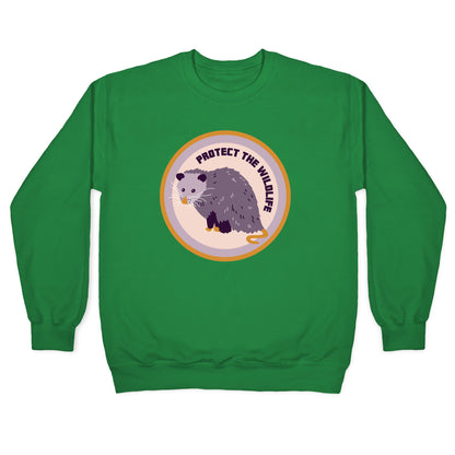 Protect the Wildlife (Opossum) Crewneck Sweatshirt