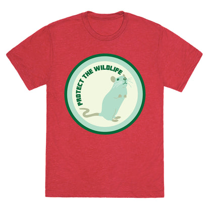 Protect the Wildlife (Rat) Unisex Triblend Tee