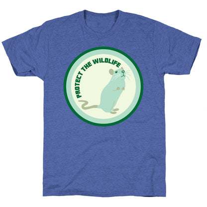Protect the Wildlife (Rat) Unisex Triblend Tee