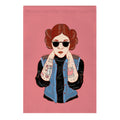 Punk Leia Parody Garden Flag