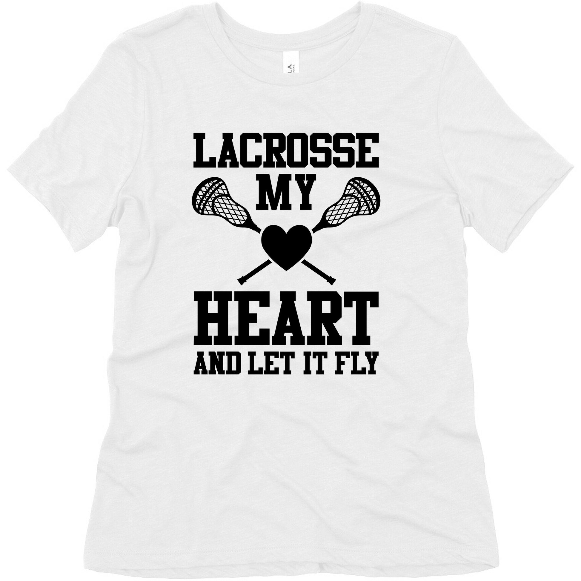 Lacrosse My Heart Women's Triblend Tee