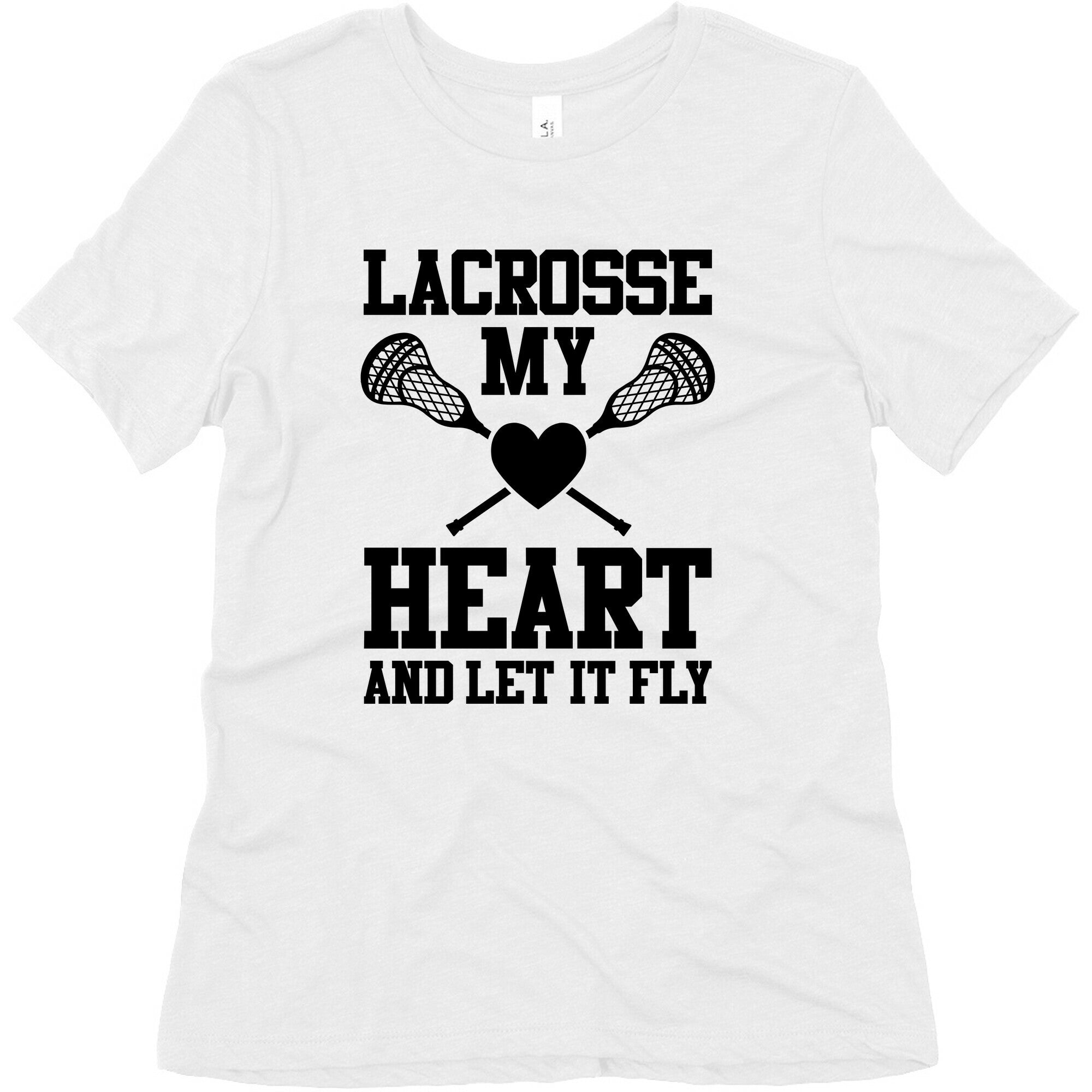 Lacrosse My Heart Women's Triblend Tee