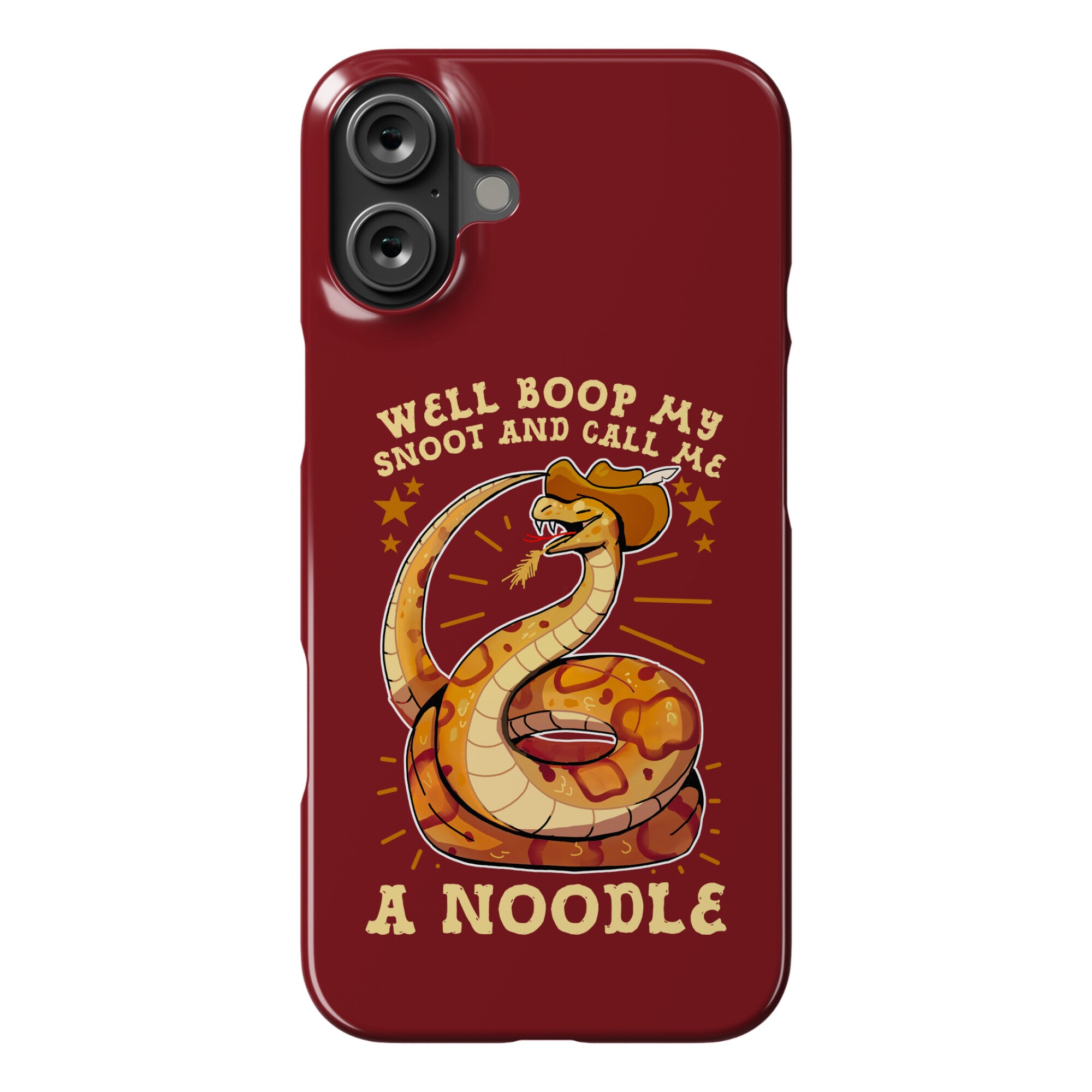 Well Boop My Snoot and Call Me A Noodle!  Phone Case
