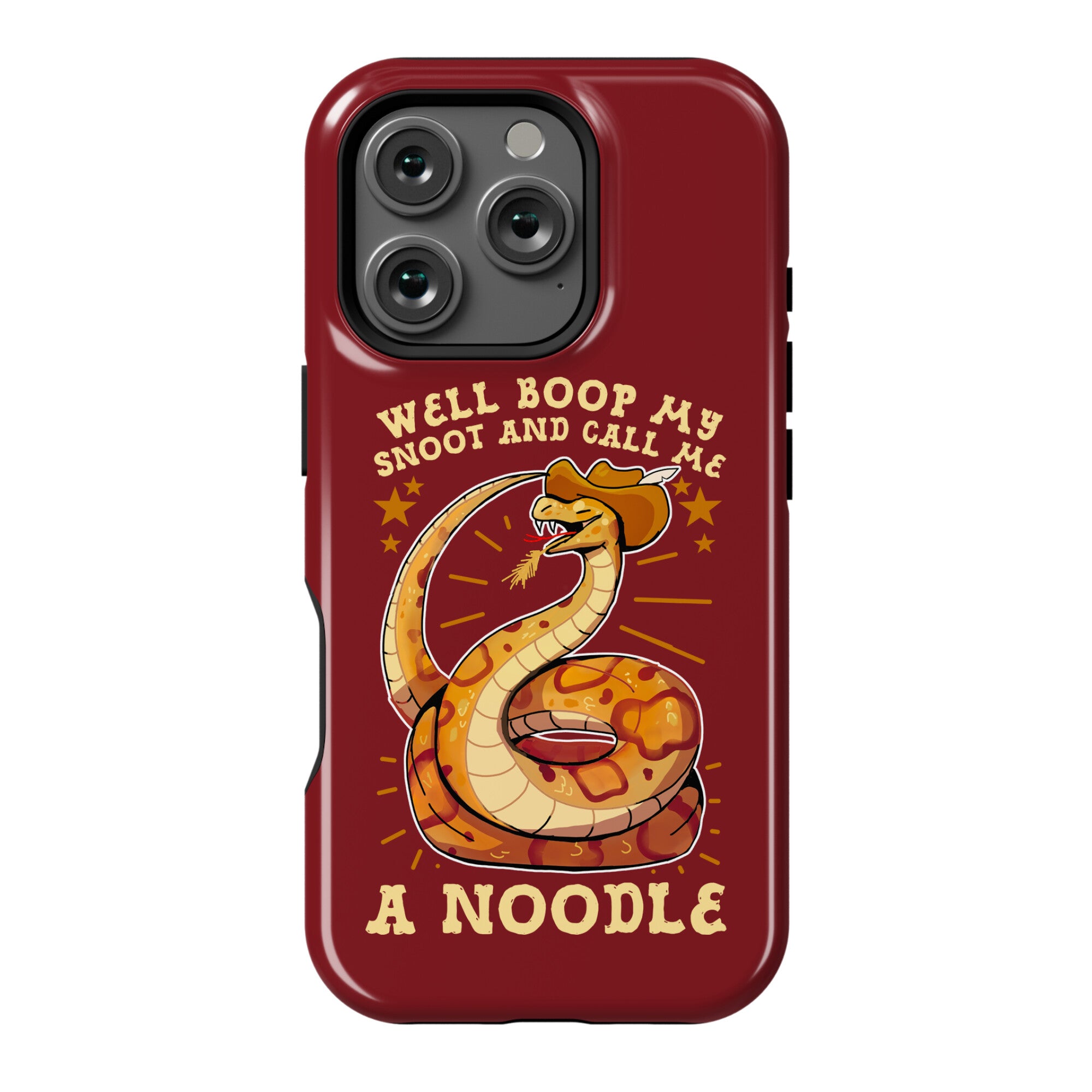 Well Boop My Snoot and Call Me A Noodle!  Phone Case
