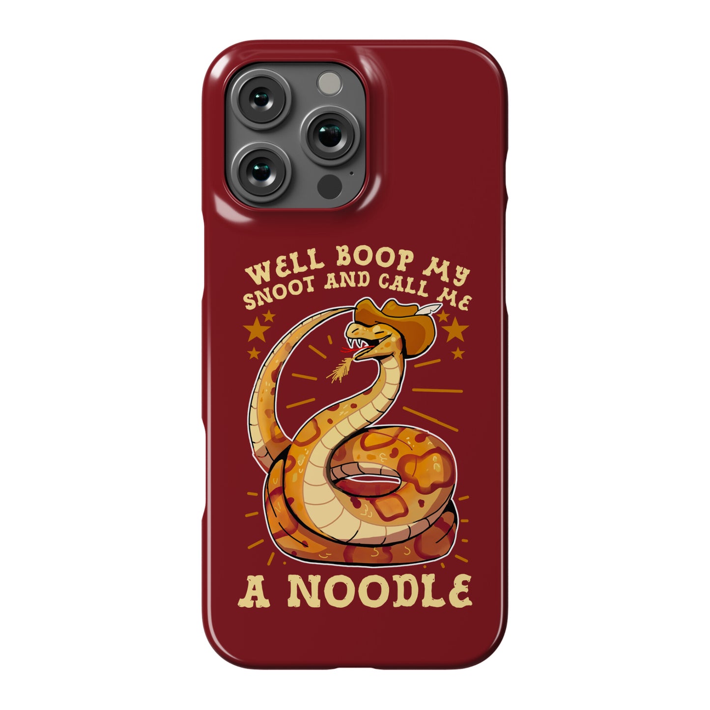 Well Boop My Snoot and Call Me A Noodle!  Phone Case