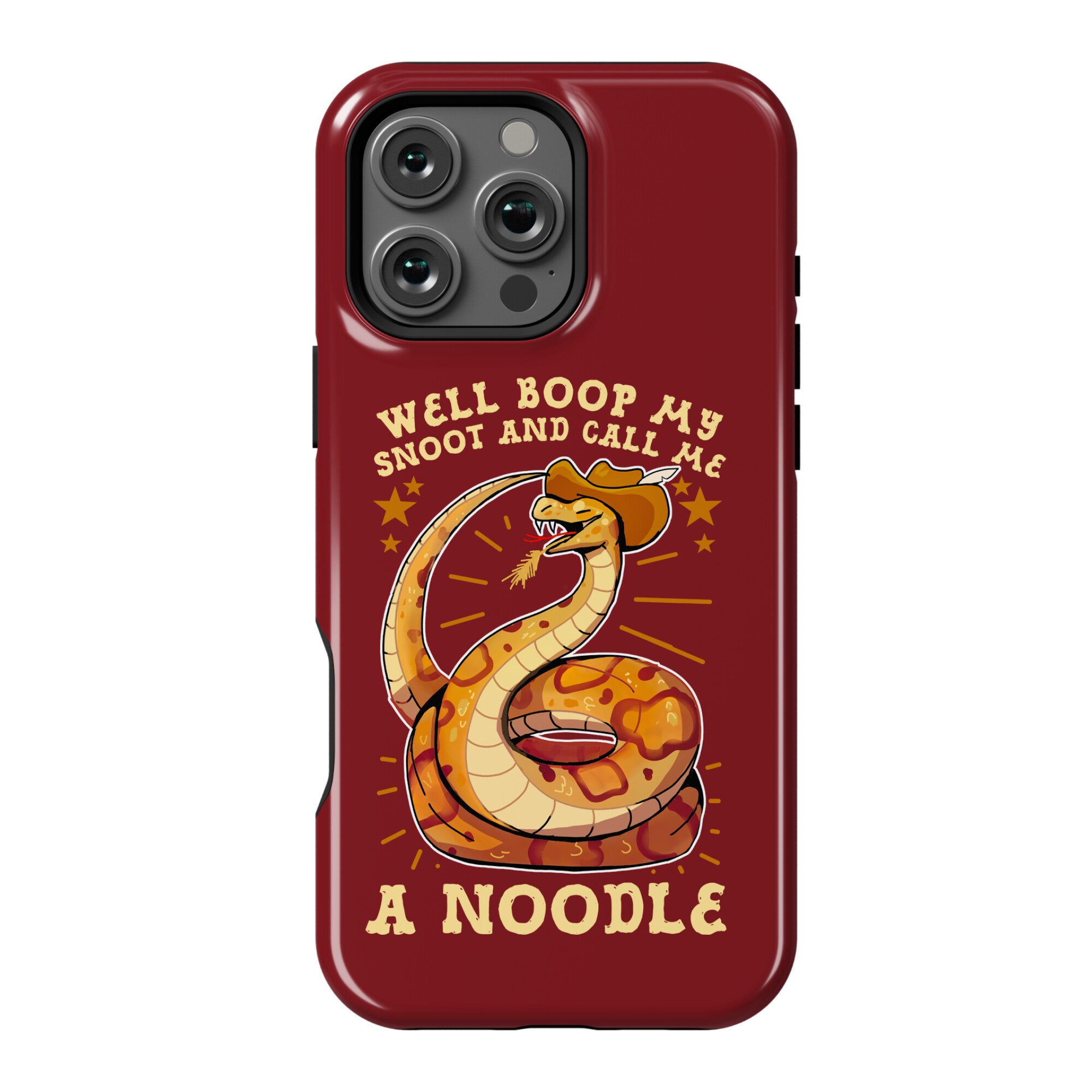 Well Boop My Snoot and Call Me A Noodle!  Phone Case