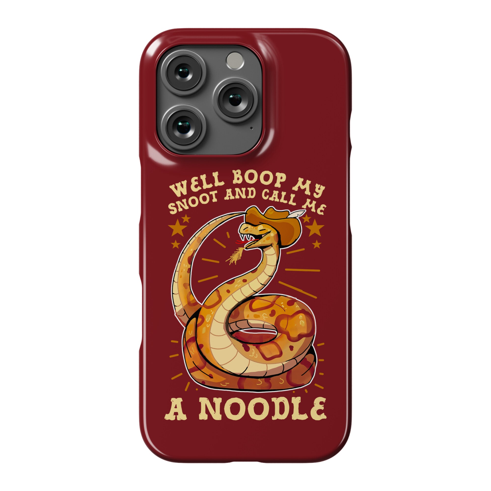 Well Boop My Snoot and Call Me A Noodle!  Phone Case