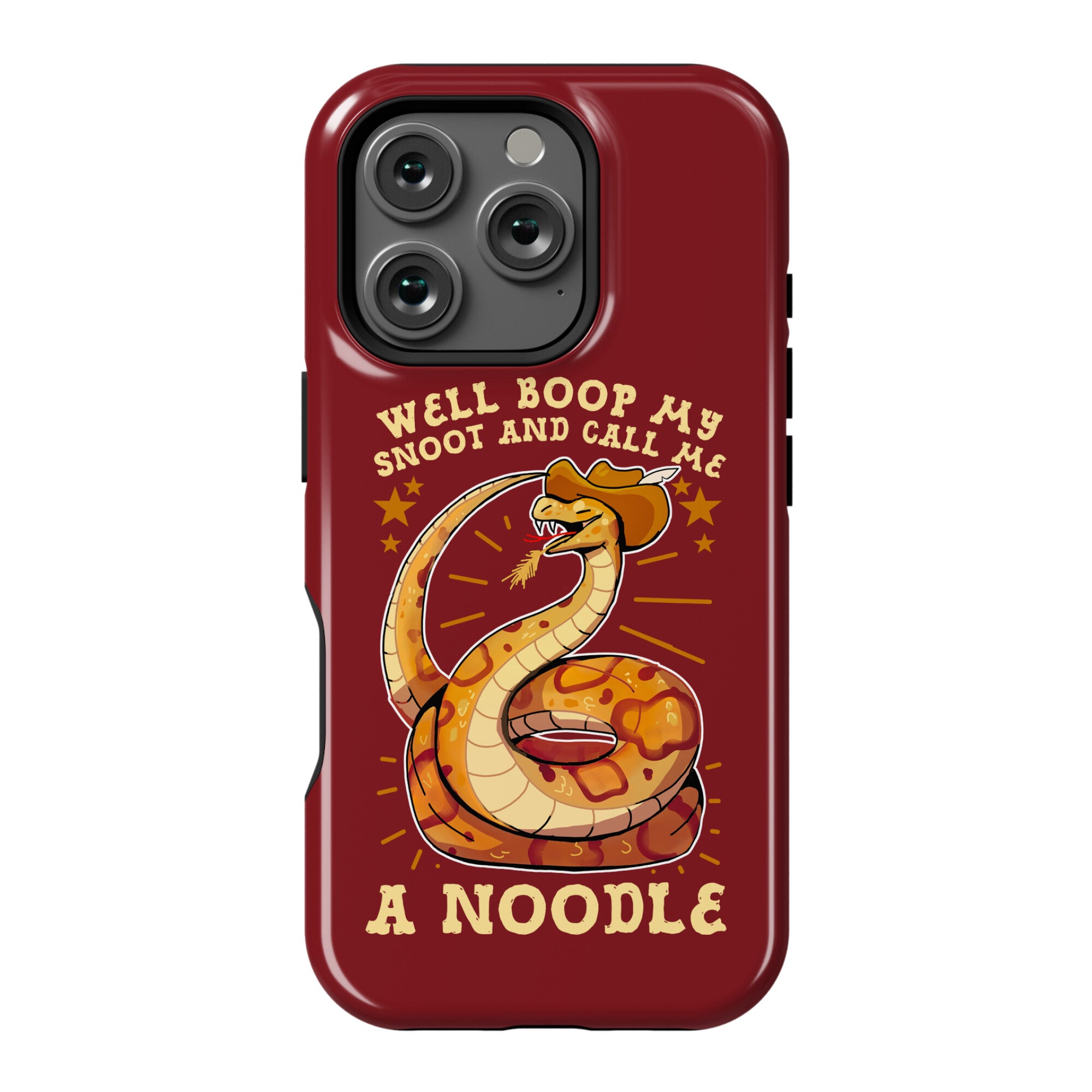 Well Boop My Snoot and Call Me A Noodle!  Phone Case