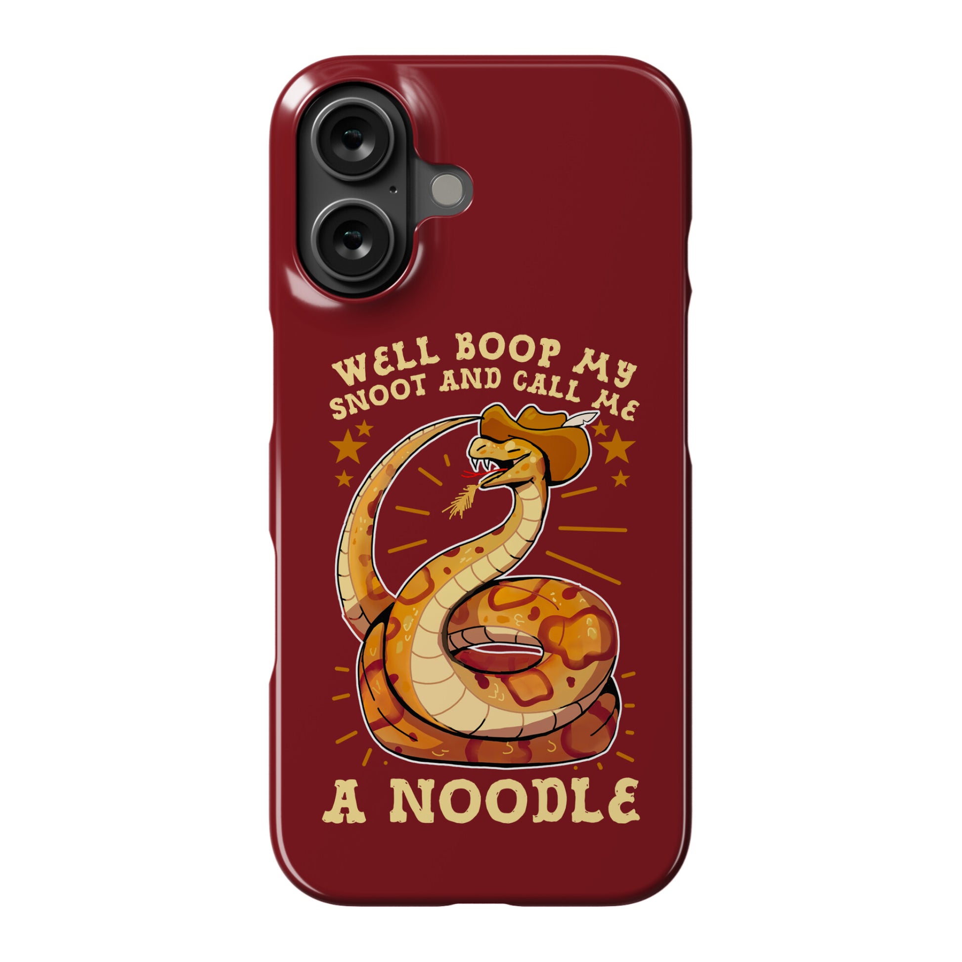Well Boop My Snoot and Call Me A Noodle!  Phone Case