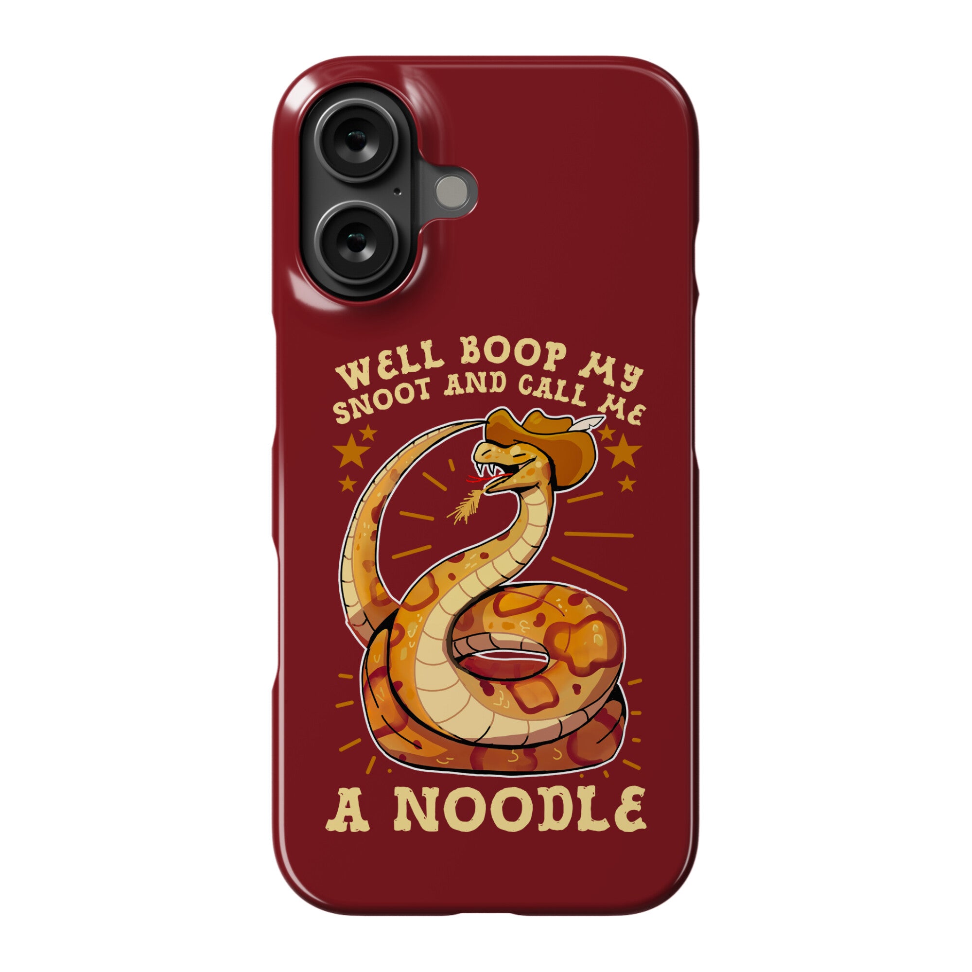 Well Boop My Snoot and Call Me A Noodle!  Phone Case