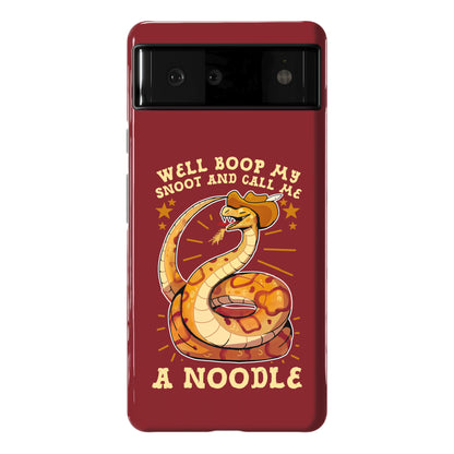 Well Boop My Snoot and Call Me A Noodle!  Phone Case