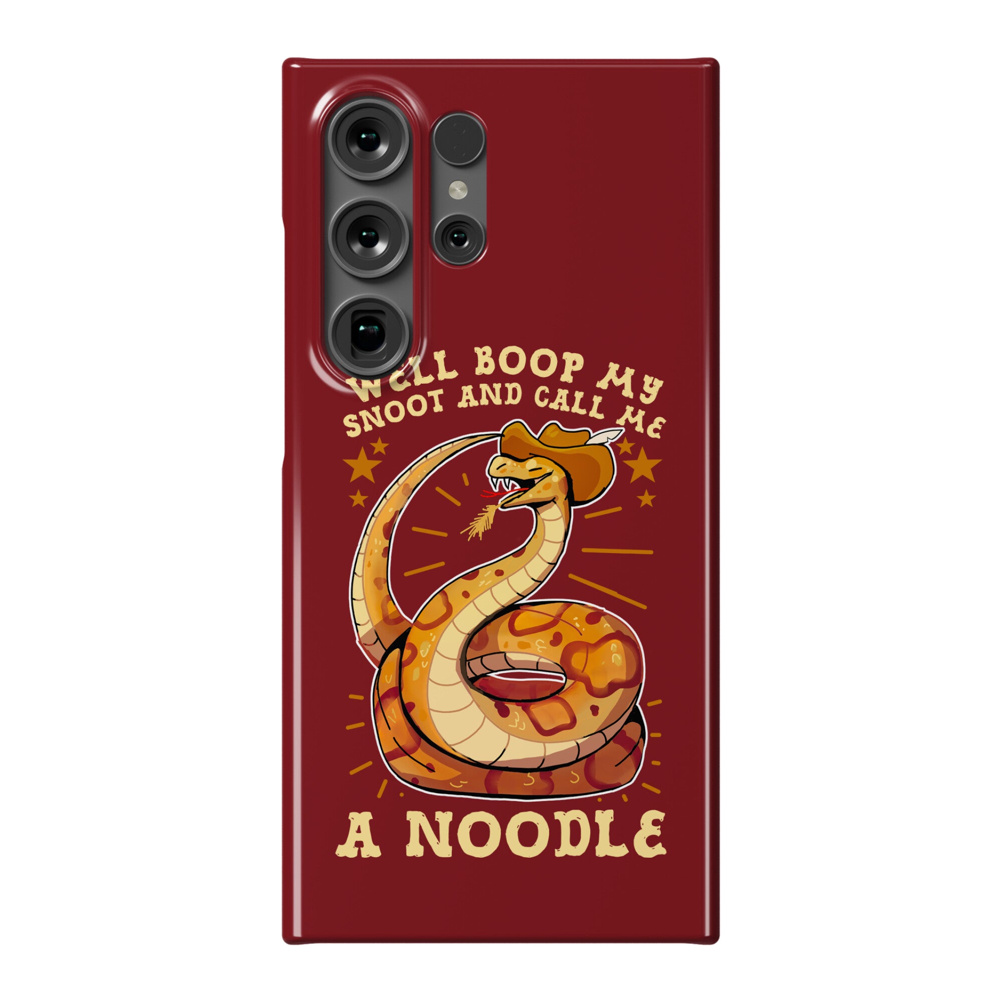 Well Boop My Snoot and Call Me A Noodle!  Phone Case